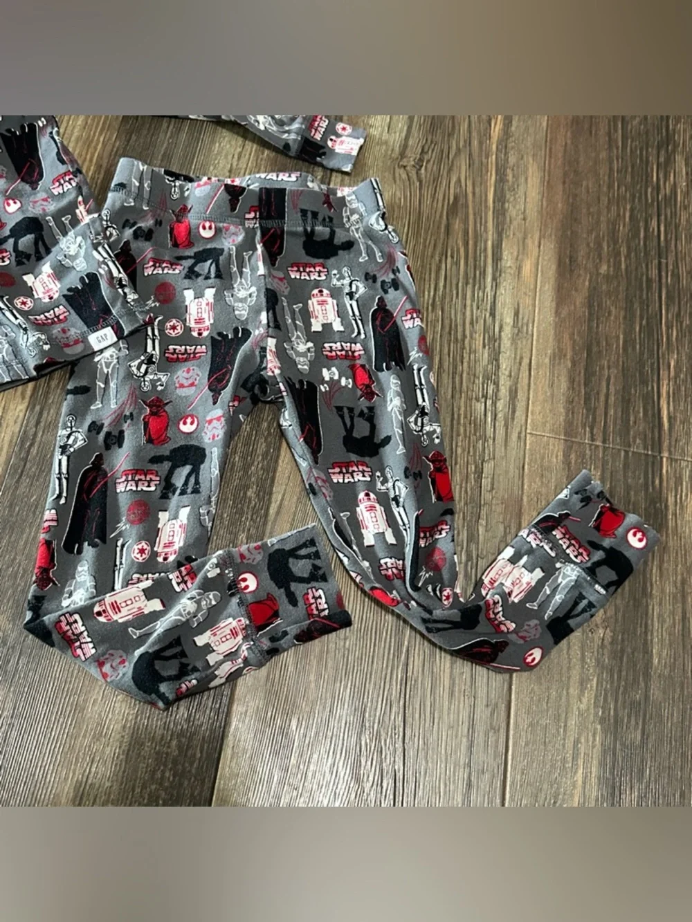 GAP kids Star Wars long John pajama set boys 6 organically grown cotton